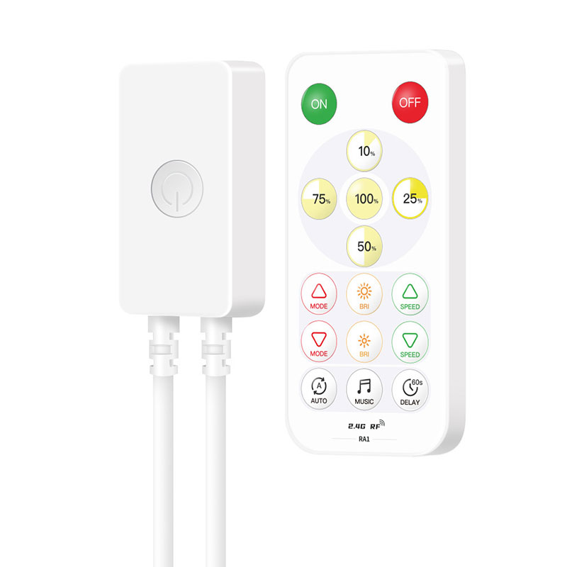 SP646E Bluetooth Music Simple Addressable White LED Controller With Remote, 1000 Pixels